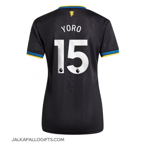 Manchester United Leny Yoro #15 Kolmaspaita Naiset 2025-26 Lyhythihainen